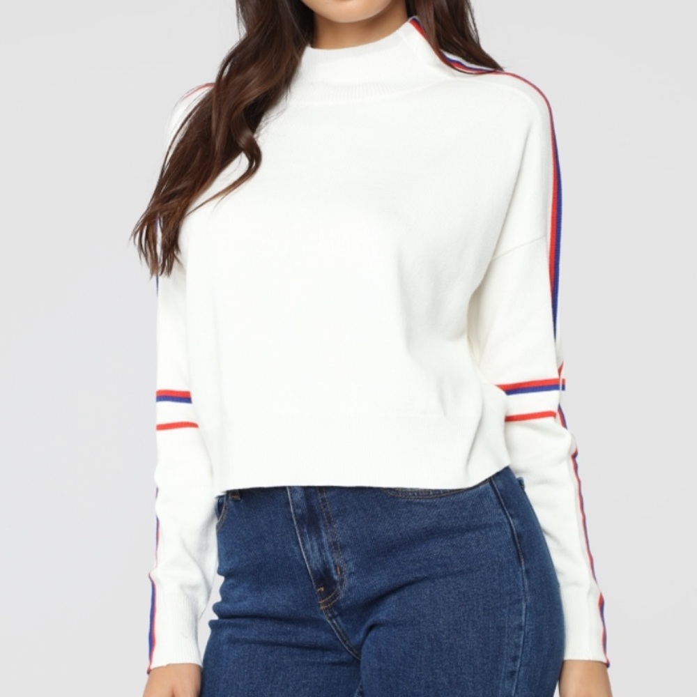 Fashion Nova stripe sweater